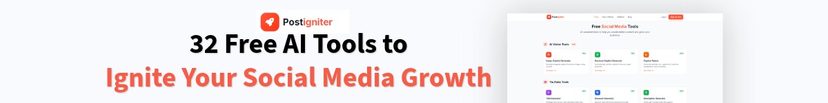 Postigniter - Free Social Media Tools