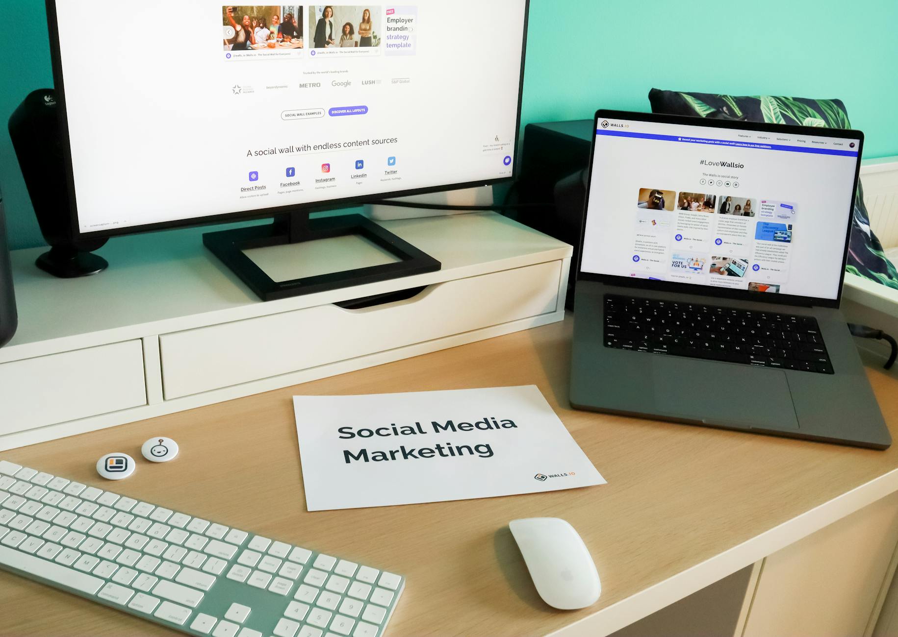 Comparison dashboard of top social media automation tools for agencies