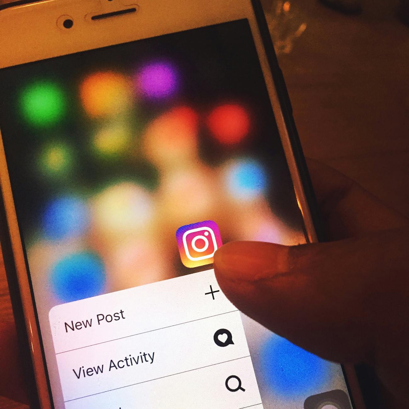 Example Instagram post template