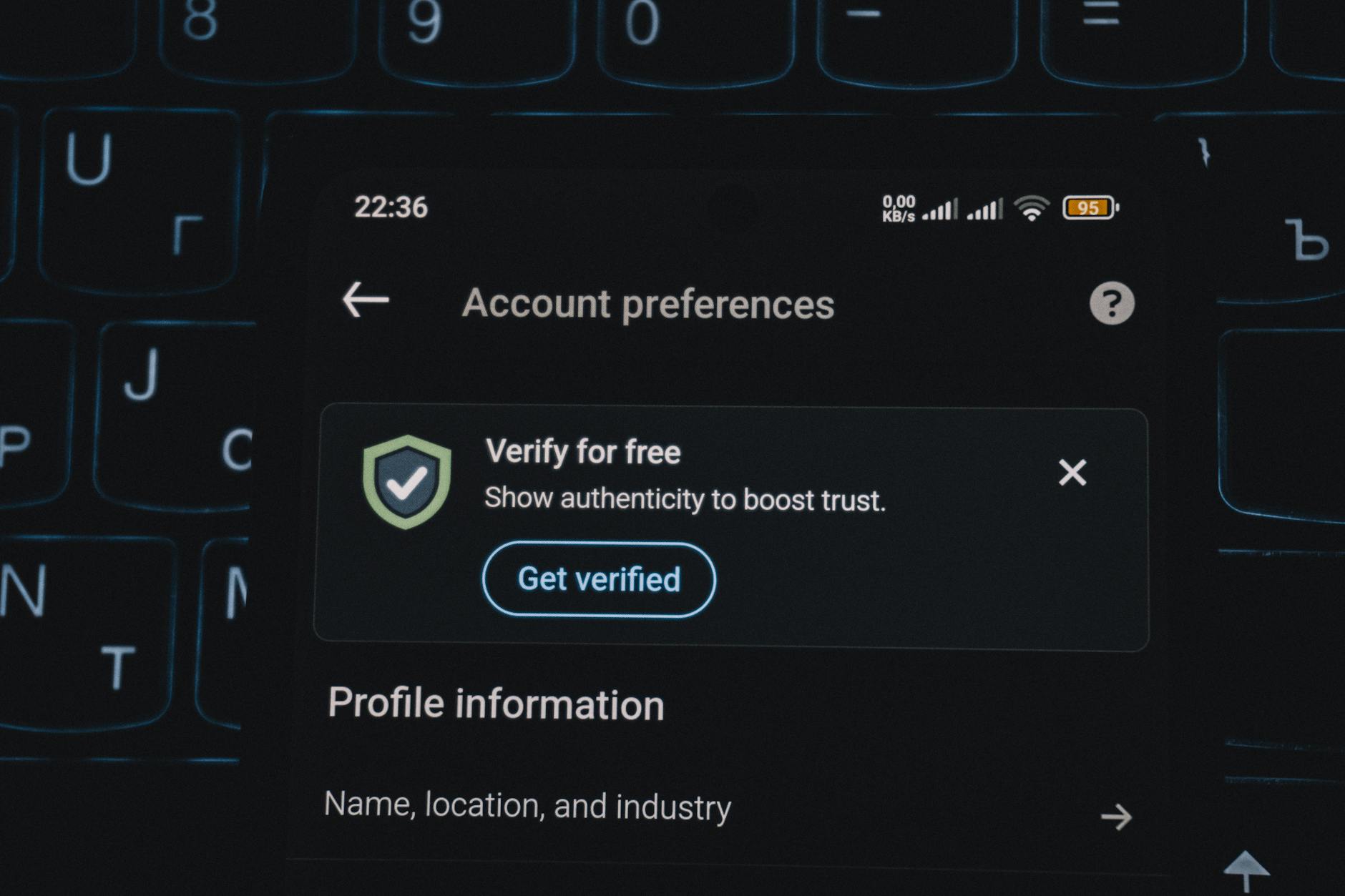 Content authentication dashboard displaying various trust signals and verification badges for authentic content